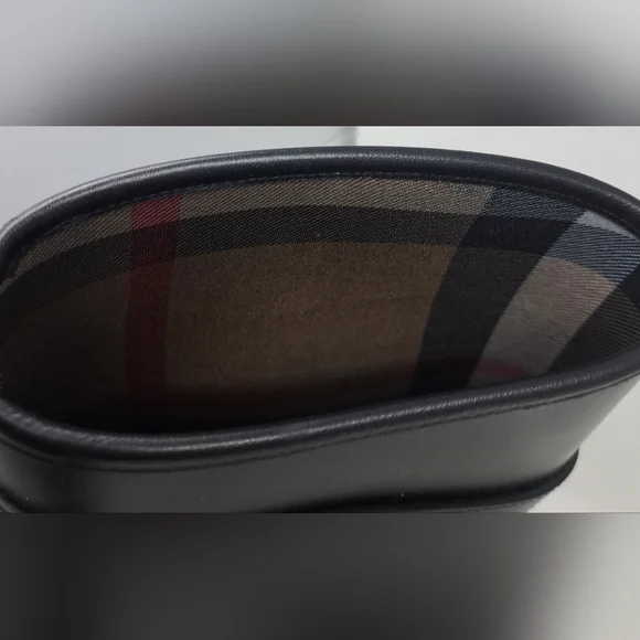 Burberry Women's Rain Boots Knee High Equestrian Black Belt Italy 36 EU 6 US - Picture 6 of 13